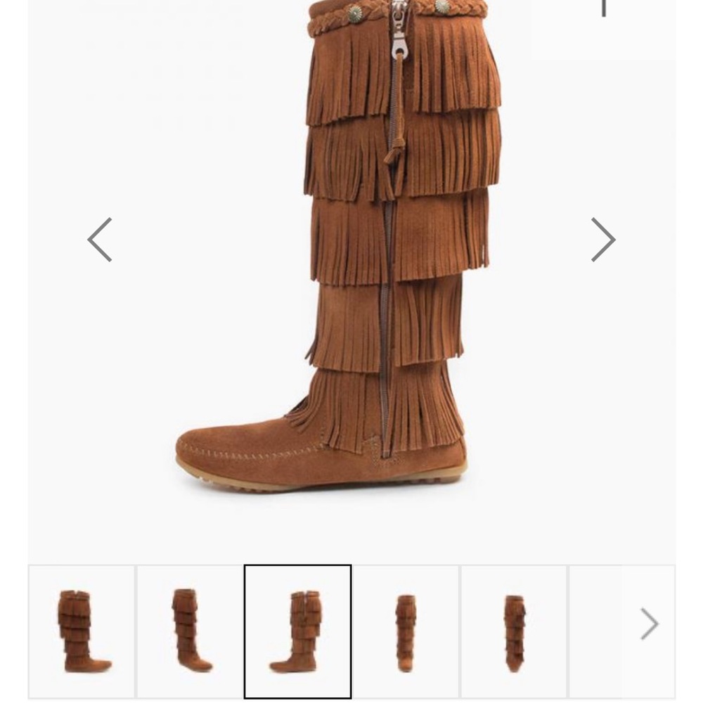 Minnetonka fringe boots